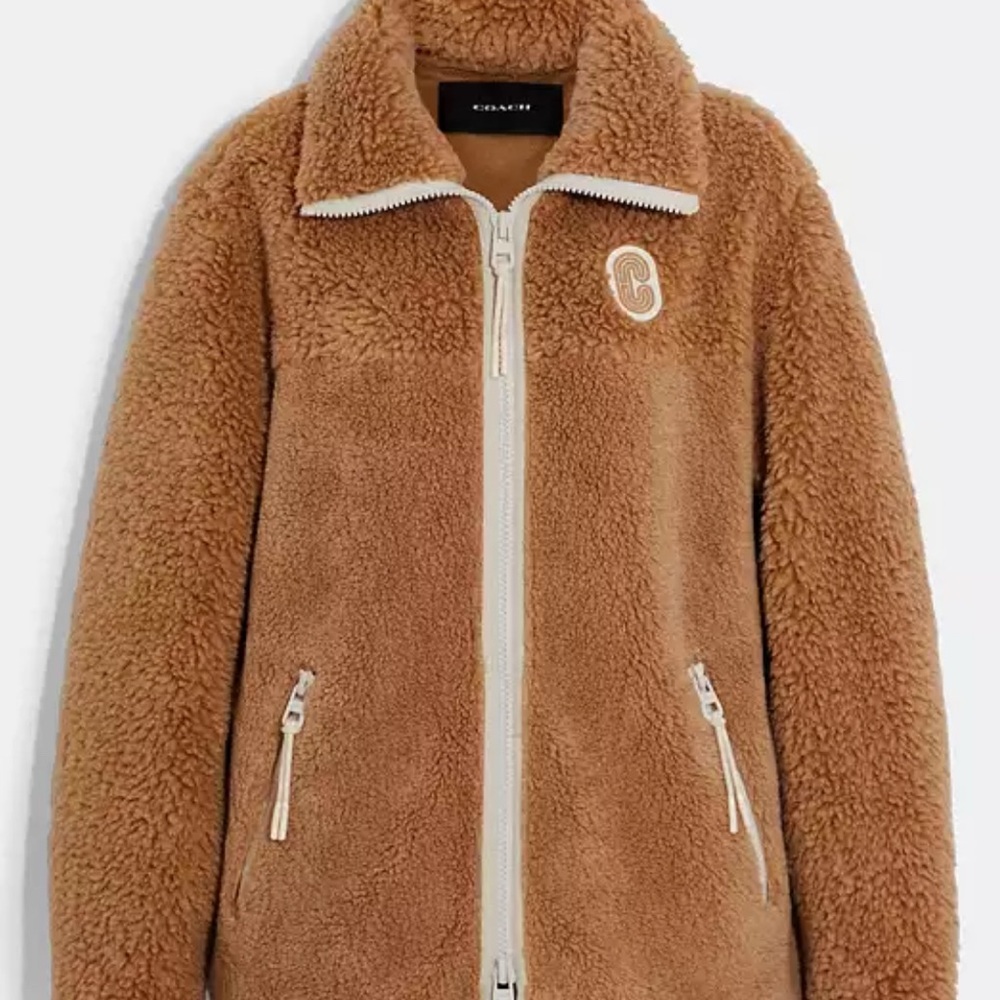 Coach Sherpa Jacket - Like New